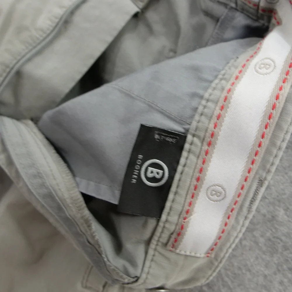 Bogner Shorts Mens 30 Gray Cargo Golf Stretch  Cargo Utility Bermuda